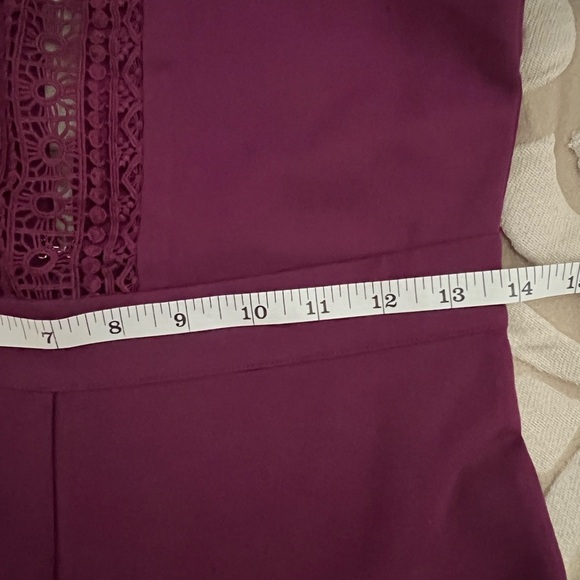 BEBE Ruffle Bell Sleeve Romper, size Small, NWT - Picture 11 of 13